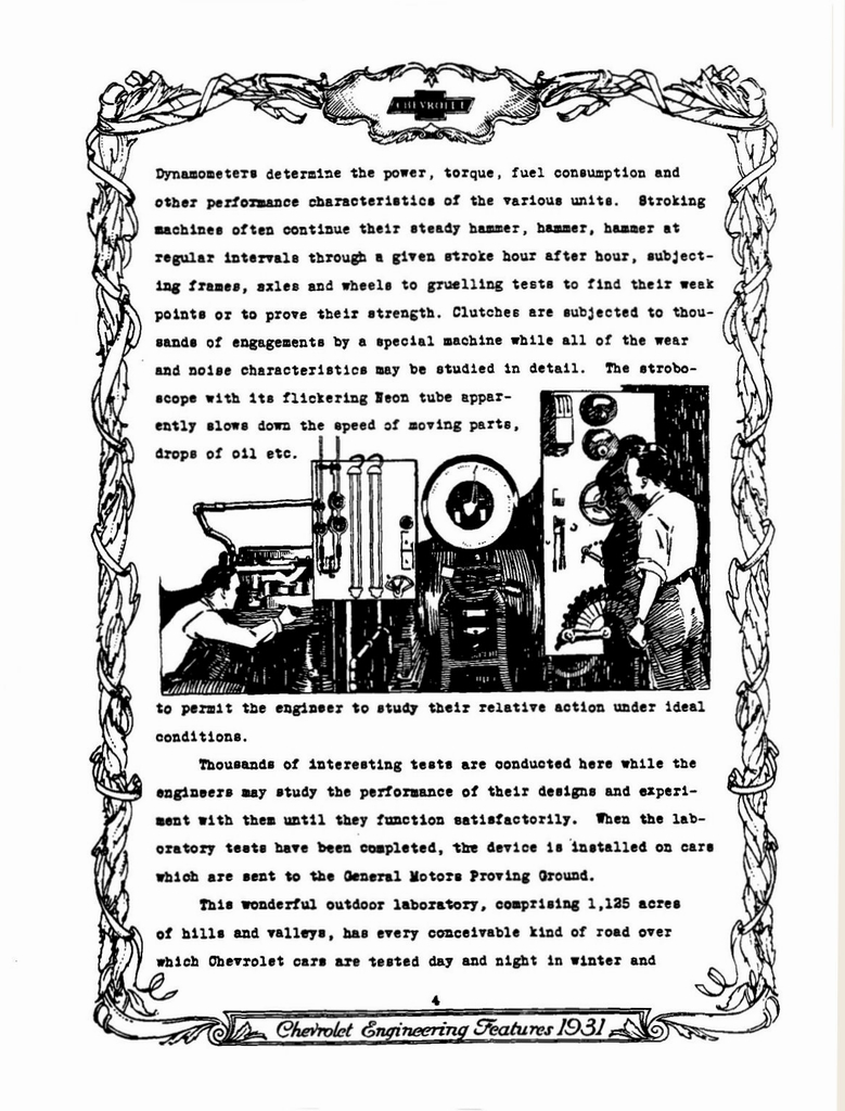 1931 Chevrolet Engineering Features Page 37